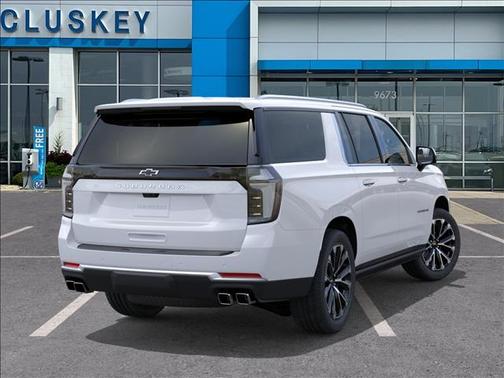 Polar White Tricoat 2026 Chevrolet Suburban High Country, 4WD