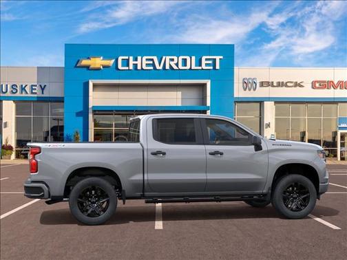 Sterling Gray Metallic 2026 Chevrolet Silverado 1500 Custom