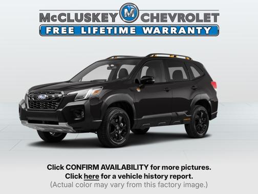 Crystal Black Silica 2023 Subaru Forester Wilderness