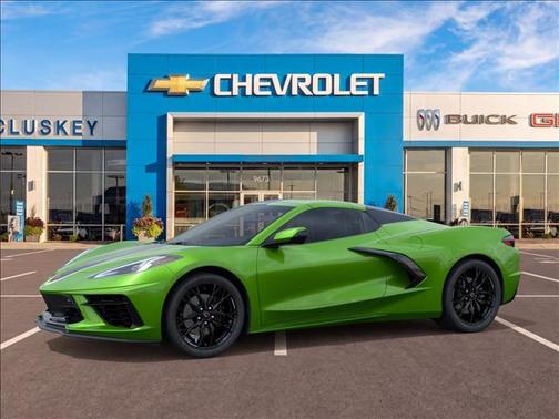 Roswell Green Metallic 2026 Chevrolet Corvette Stingray w/2LT