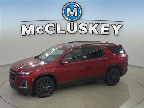Radiant Red Tintcoat 2023 Chevrolet Traverse RS