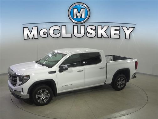 Summit White 2025 GMC Sierra 1500 SLT