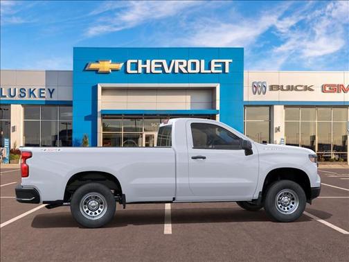 Summit White 2026 Chevrolet Silverado 1500 WT