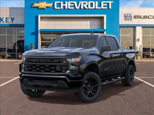 Black 2026 Chevrolet Silverado 1500 Custom
