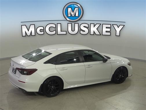 Platinum White Pearl 2025 Honda Civic Sport