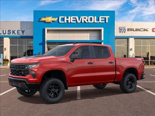 Red Hot 2026 Chevrolet Silverado 1500 Custom Trail Boss