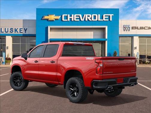 Red Hot 2026 Chevrolet Silverado 1500 Custom Trail Boss