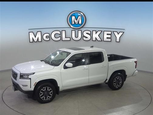 Glacier White 2024 Nissan Frontier SL