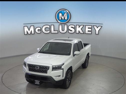 Glacier White 2024 Nissan Frontier SL