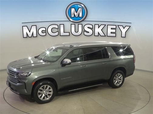 Silver Sage Metallic 2023 Chevrolet Suburban Premier