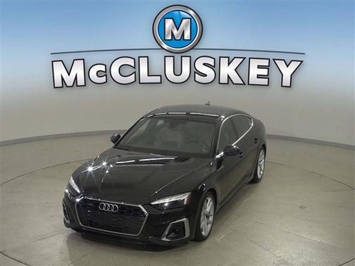 Mythos Black Metallic 2023 Audi A5 Sportback 45 S Line Premium Plus