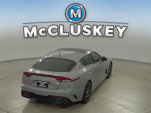 Ceramic Silver 2023 Kia Stinger GT-Line