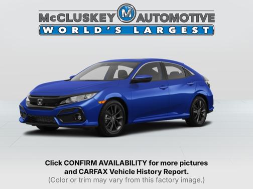 Aegean Blue Metallic 2020 Honda Civic EX