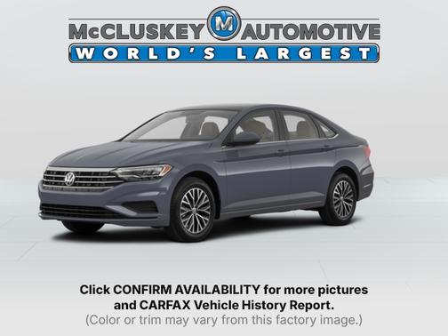 Platinum Gray Metallic 2019 Volkswagen Jetta 1.4T R-Line