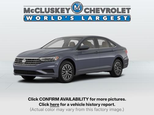 Platinum Gray Metallic 2019 Volkswagen Jetta 1.4T R-Line