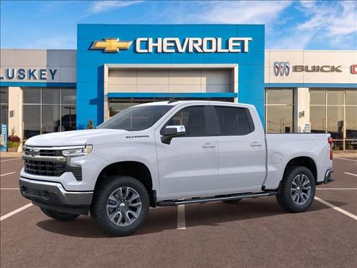 Summit White 2026 Chevrolet Silverado 1500 LT