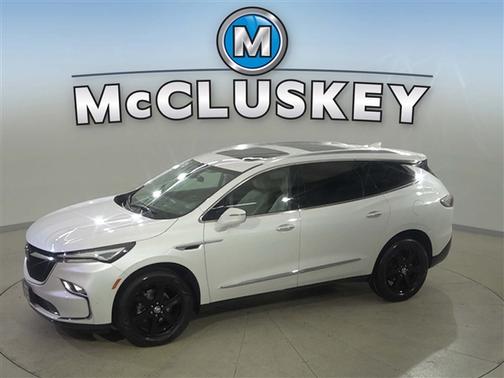 White Frost Tricoat 2023 Buick Enclave Essence AWD