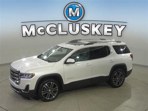 White Frost Tricoat 2021 GMC Acadia FWD SLT