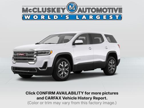 White Frost Tricoat 2021 GMC Acadia FWD SLT