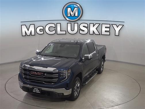 Pacific Blue Metallic 2022 GMC Sierra 1500 SLT