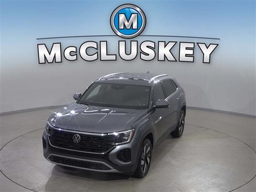 Gray 2025 Volkswagen Atlas Cross Sport 2.0T SE w/Technology