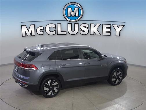 Gray 2025 Volkswagen Atlas Cross Sport 2.0T SE w/Technology