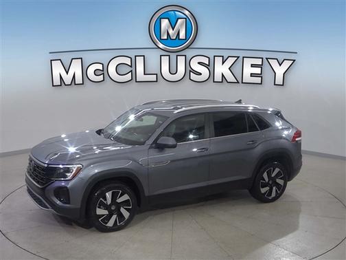 Gray 2025 Volkswagen Atlas Cross Sport 2.0T SE w/Technology