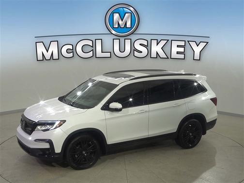 Platinum White Pearl 2022 Honda Pilot AWD Black Edition