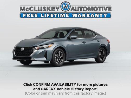 Atlantic Gray Metallic 2024 Nissan Sentra SV