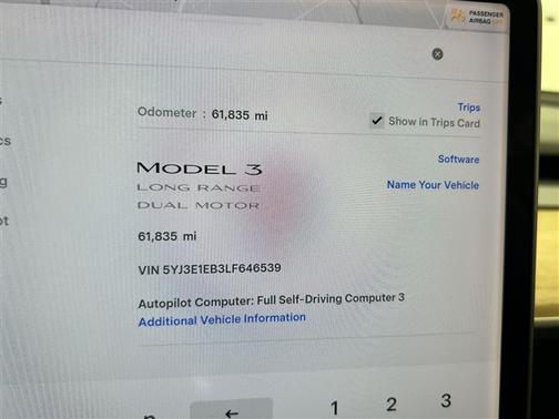 2020 Tesla Model 3 Long Range