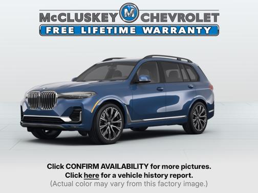 Phytonic Blue Metallic 2022 BMW X7 xDrive40i