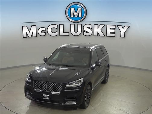 Infinite Black Metallic Clearcoat 2023 Lincoln Aviator Black Label AWD