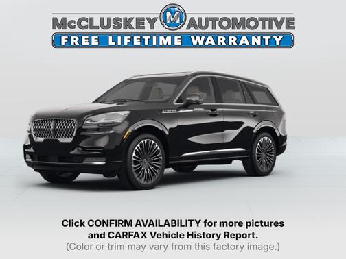 Infinite Black Metallic Clearcoat 2023 Lincoln Aviator Black Label AWD