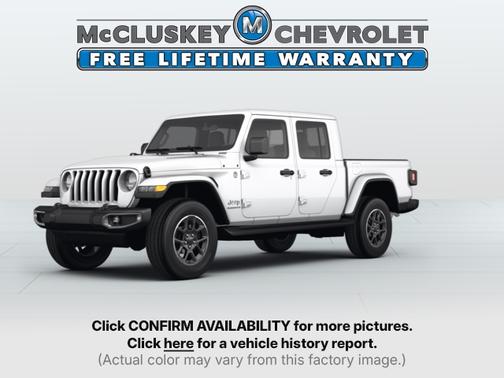 Bright White Clearcoat 2022 Jeep Gladiator Overland