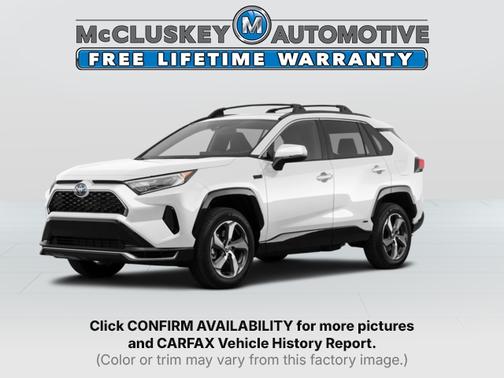 Blizzard Pearl/Midnight Black Metallic 2022 Toyota RAV4 Prime XSE