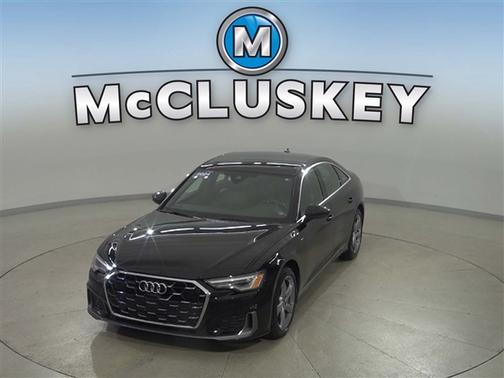 Black 2024 Audi A6 55 Premium Plus