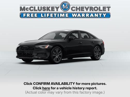 Black 2024 Audi A6 55 Premium Plus