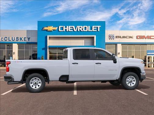 Summit White 2026 Chevrolet Silverado 2500 Crew Cab, Long Bed, WT, 4WD