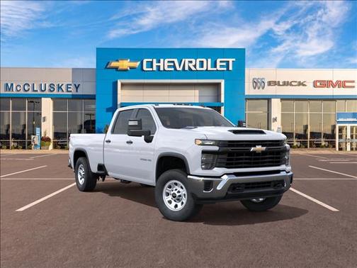 Summit White 2026 Chevrolet Silverado 2500 Crew Cab, Long Bed, WT, 4WD