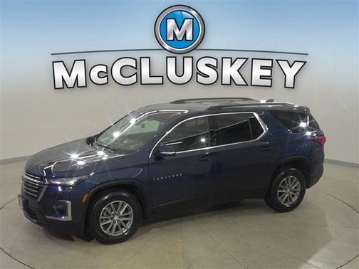 Northsky Blue Metallic 2023 Chevrolet Traverse LT Cloth