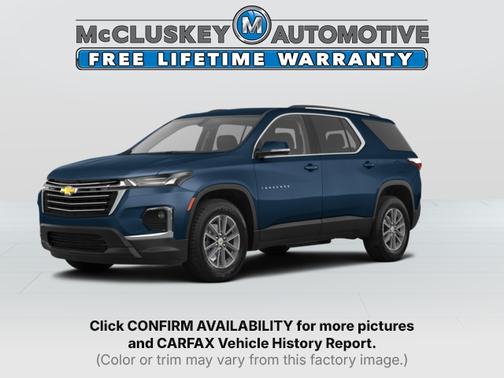 Northsky Blue Metallic 2023 Chevrolet Traverse LT Cloth