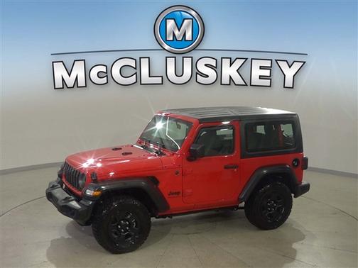 Firecracker Red Clearcoat 2025 Jeep Wrangler Sport