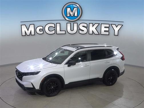 Platinum White Pearl 2024 Honda CR-V Hybrid Sport AWD