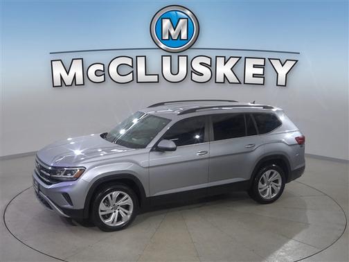 Pyrite Silver Metallic 2021 Volkswagen Atlas 3.6L SE w/Technology