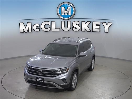 Pyrite Silver Metallic 2021 Volkswagen Atlas 3.6L SE w/Technology