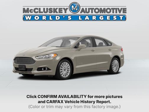 Gray 2016 Ford Fusion Hybrid SE