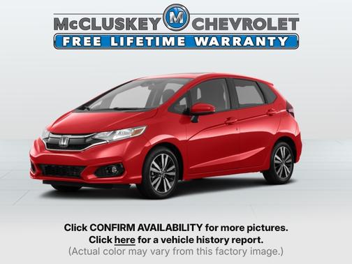 Bright Red 2020 Honda Fit EX