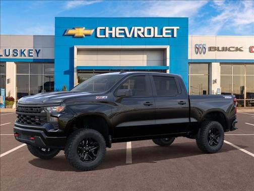 Black 2026 Chevrolet Silverado 1500 Custom Trail Boss