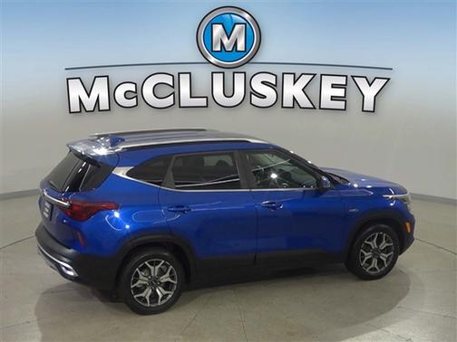 Neptune Blue 2021 Kia Seltos EX