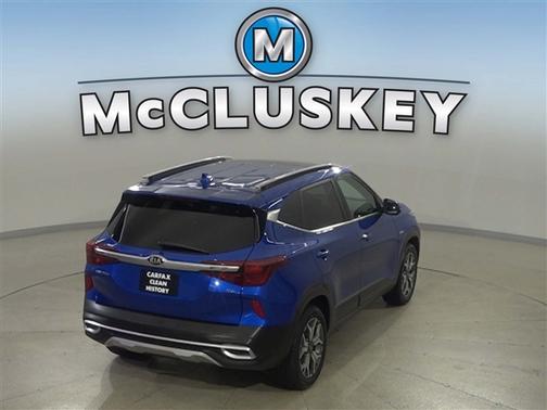 Neptune Blue 2021 Kia Seltos EX